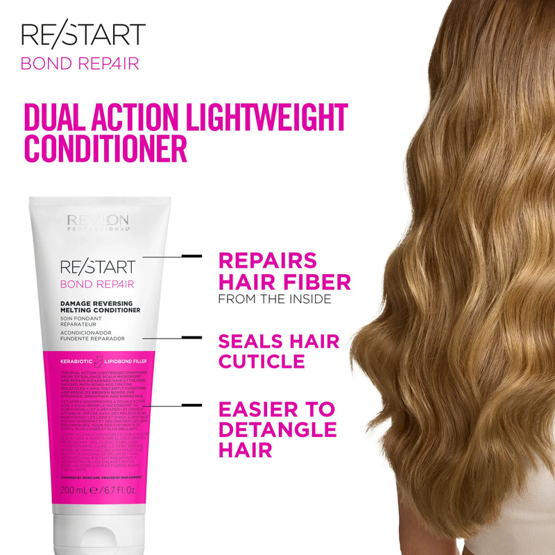 REVLON RESTART BOND REPAIR DAMAGE REVERSING MELTING CONDITIONER 200ML
