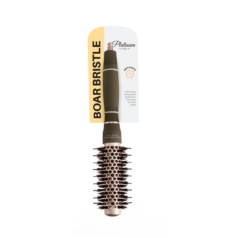 PLATINUM STYLING BOAR BRISTLE BRUSH 25MM