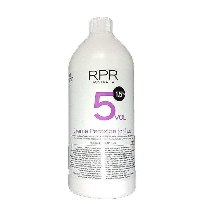 RPR MY COLOUR CREME PEROXIDE 1.5% 5VOL 990ML