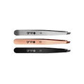 GRIP TWEEZER SLANTED TIP ROSE GOLD