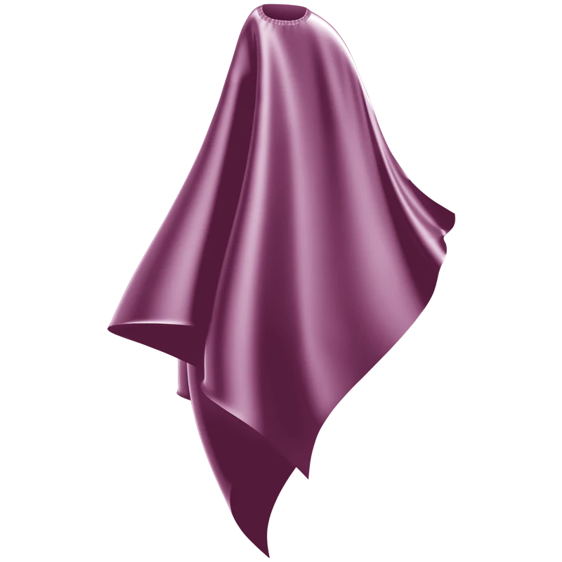 WAHL POLYESTER HAIRCUTTING CAPE MAUVE 3012