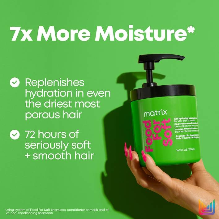 MATRIX TOTAL RESULTS FOOD FOR SOFT RICH HYDRATING TREATMENT MASK 500ML Hover Image