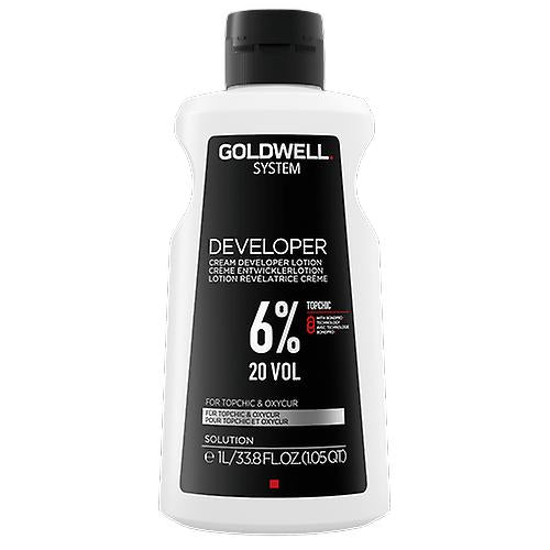 GOLDWELL TOPCHIC DEVELOPER LOTION 6% 20 VOL 990ML