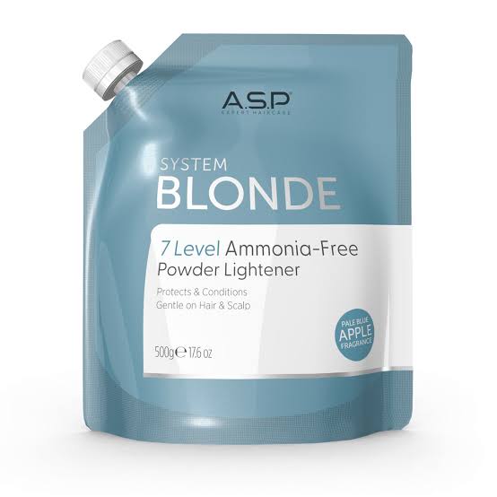 A.S.P SYSTEM BLONDE AMMONIA FREE 7 LEVEL LIFT BLEACH 500G - APPLE WHITE