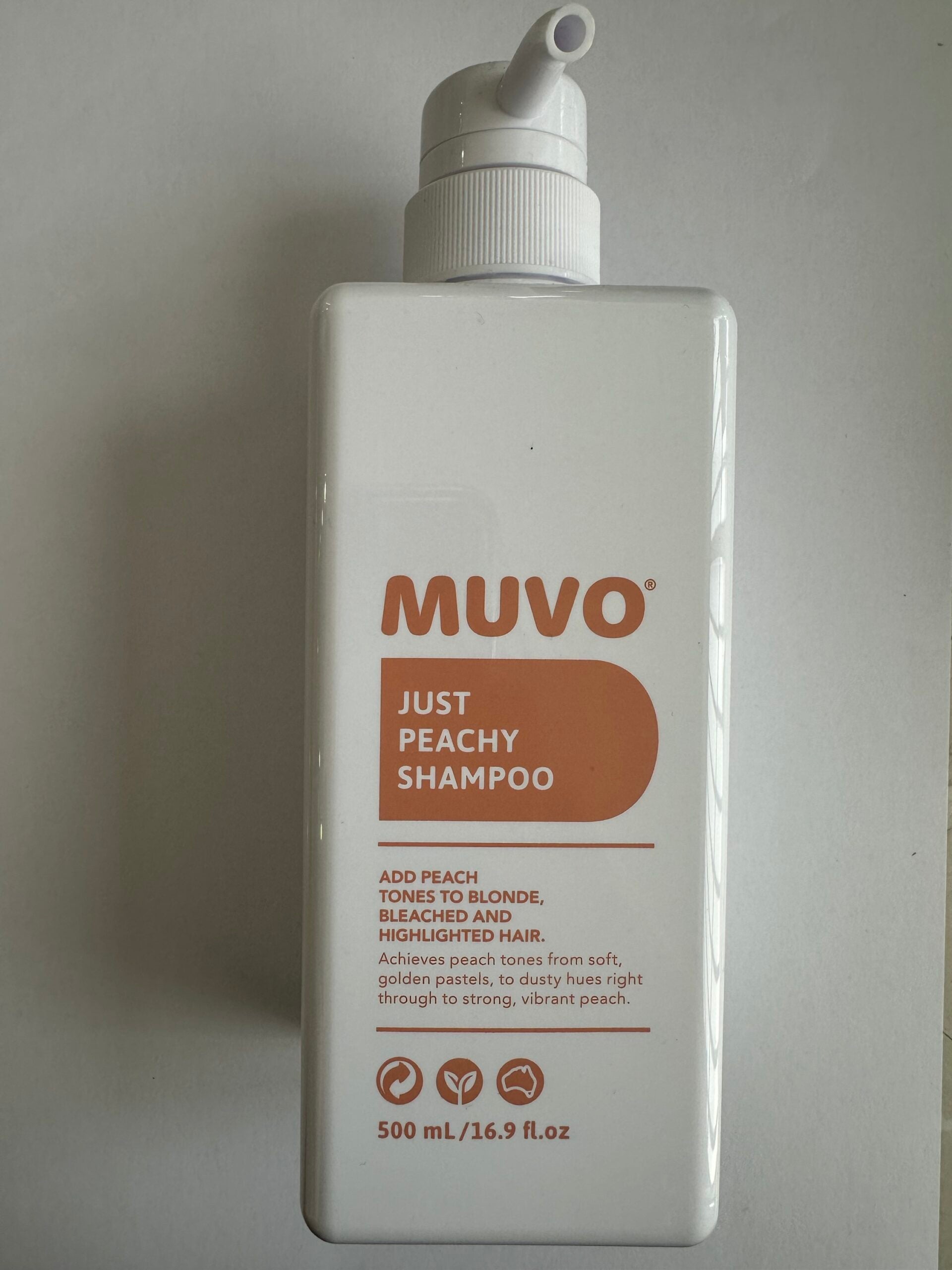 MUVO JUST PEACHY SHAMPOO 500ML