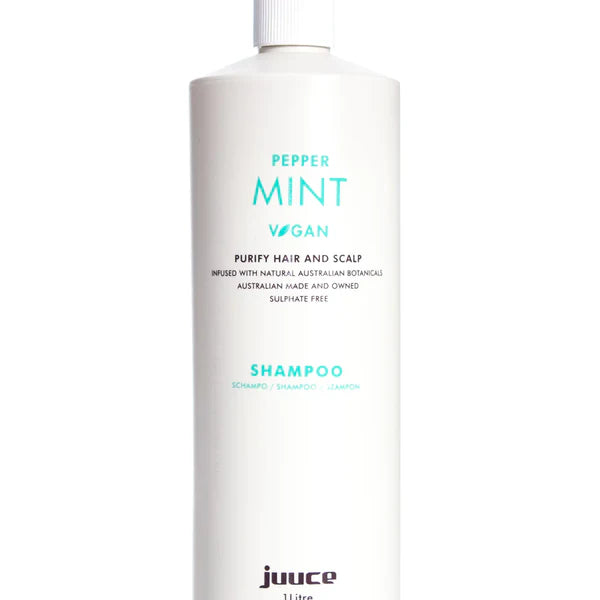 JUUCE PEPPER MINT SHAMPOO 1LITRE-NEW