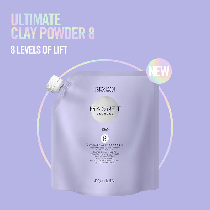 REVLON PROFESSIONAL MAGNET BLONDES ULTIMATE CLAY POWDER 8 - 400GM