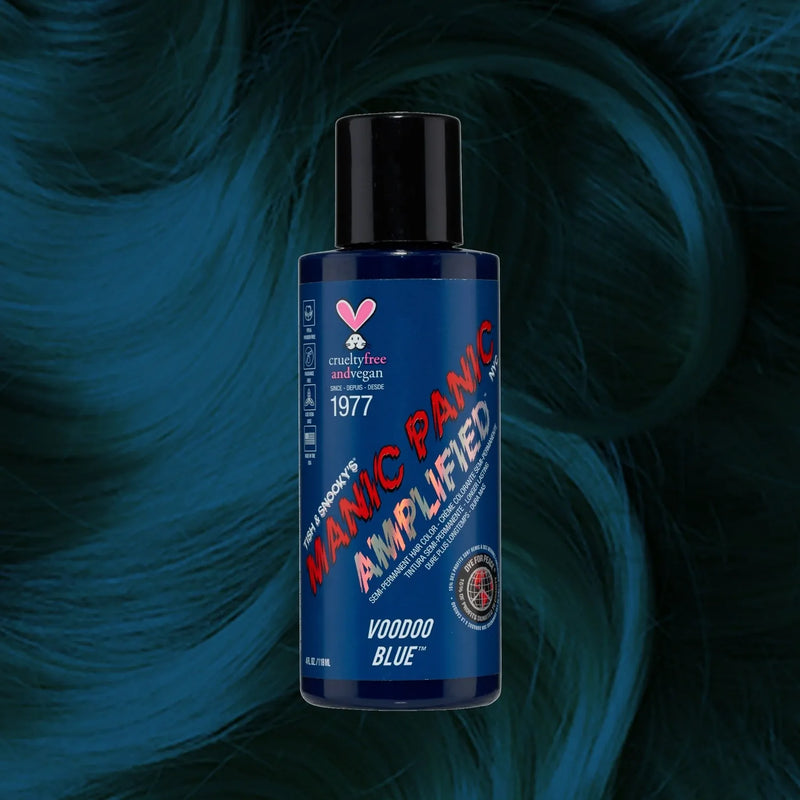 MANIC PANIC VOODOO BLUE AMPLIFIED HAIR DYE 118ML