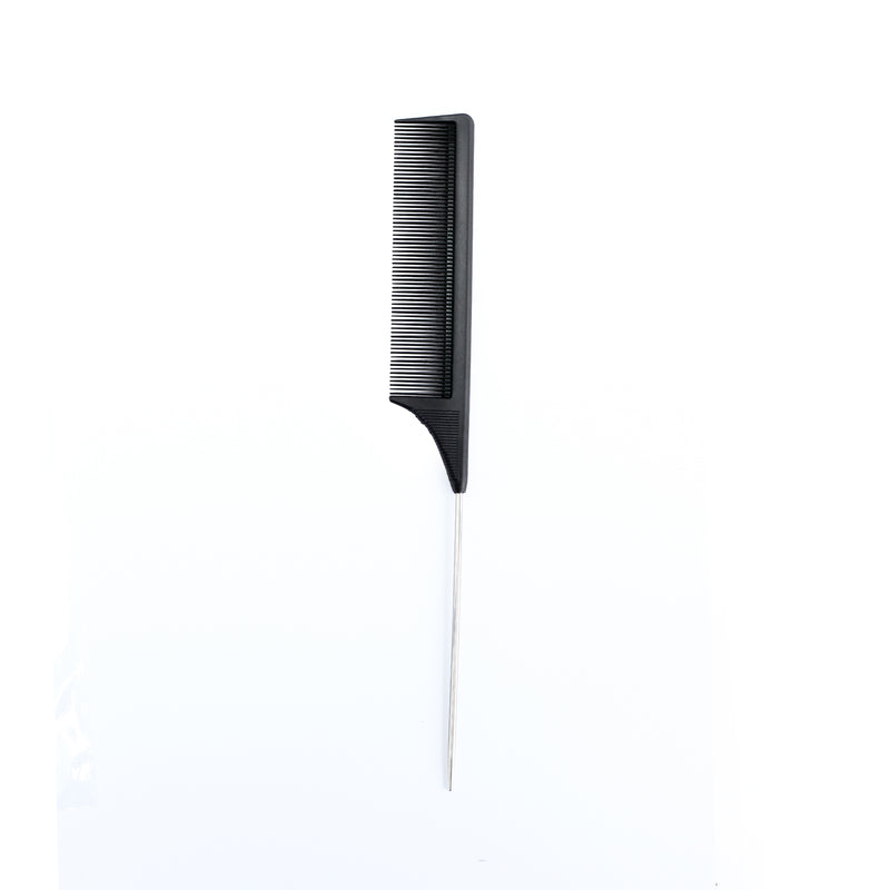 EZ ESSENTIALS METAL TAIL COMB CARBON