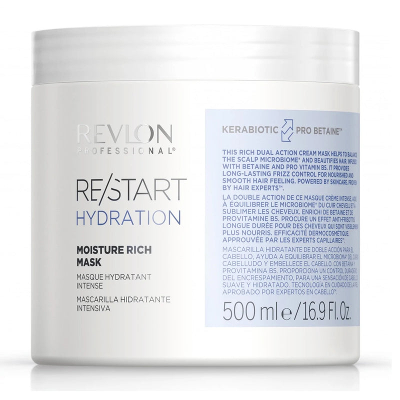 REVLON RESTART HYDRATION MOISTURE RICH MASK 500ml