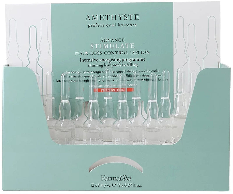 FARMAVITA AMETHYSTE STIMULATE HAIR-LOSS CONTROL AMPULES 12 X 8ML
