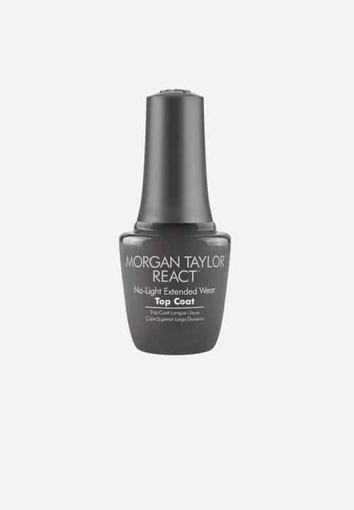 MORGAN TAYLOR REACT NO-LIGHT EXTENDED WEAR TOP COAT 15ML