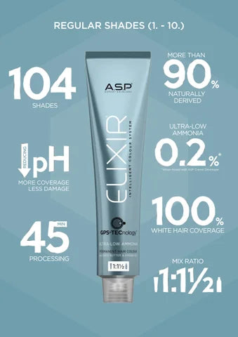 A.S.P Elixir Deluxe Colour Chart