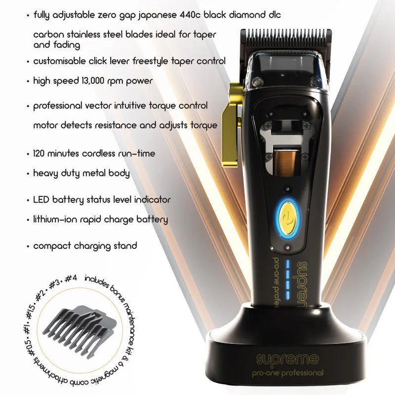 PRO-ONE SUPREME CORDLESS CLIPPER