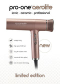 PRO-ONE AEROLITE HAIRDRYER - ROSE GOLD