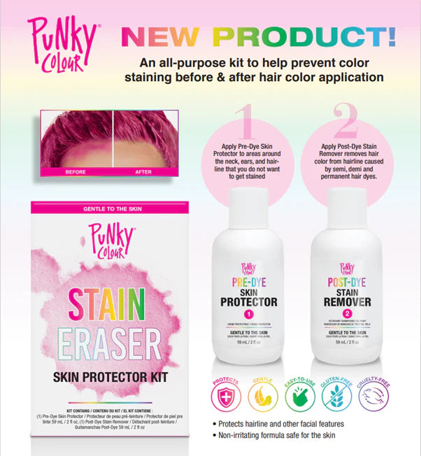 PUNKY COLOUR STAIN ERASER SKIN PROTECTION KIT