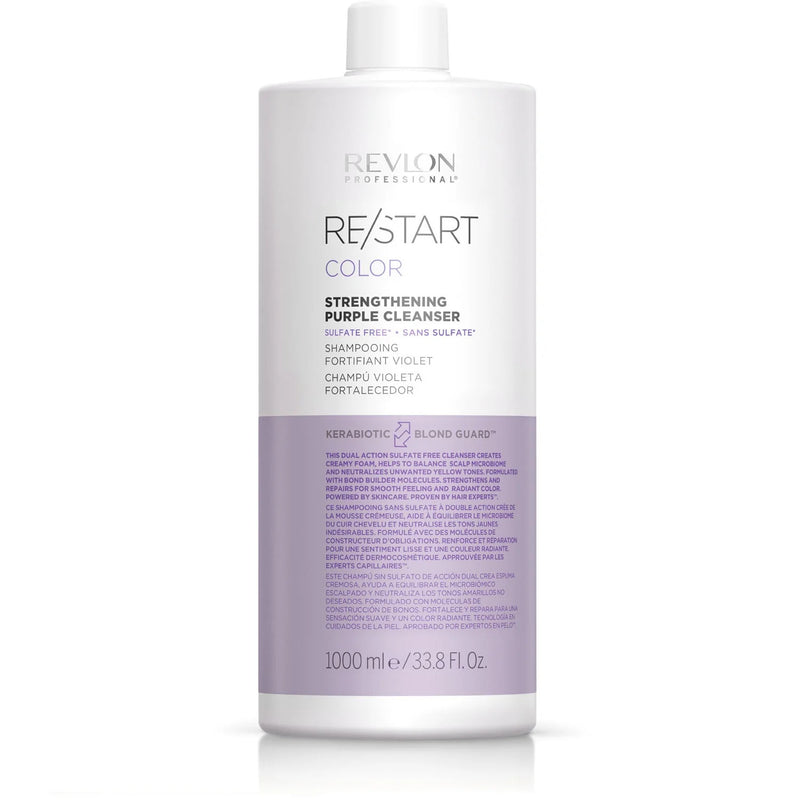 REVLON RESTART STRENGTHENING PURPLE CLEANSER 1000ML