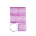 EZ ESSENTIALS VELCRO ROLLERS 64MM LILAC - 6 PACK