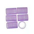 EZ ESSENTIALS VELCRO ROLLERS 36MM PURPLE - 6 PACK