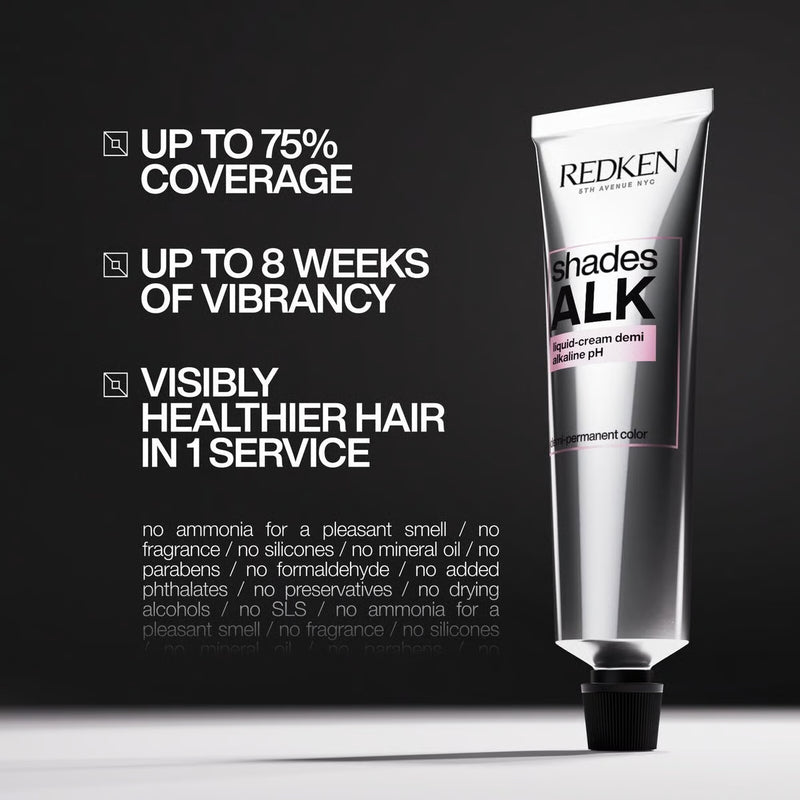 REDKEN SHADES ALK LIQUID-CREME ALKALINE DEMI-PERMANENT 60ML