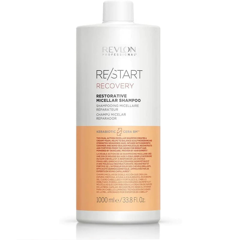 REVLON RESTART RECOVERY RESTORATIVE MICELLAR SHAMPOO 1000ML