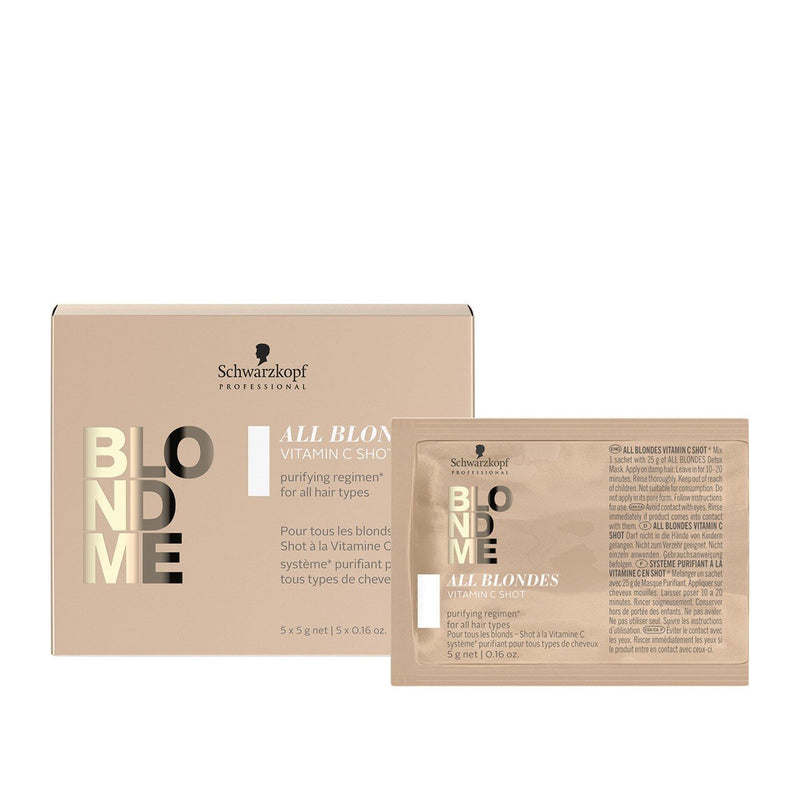 SCHWARZKOPF BLONDME ALL BLONDES VITAMIN C SHOT - 5 X 5GMS