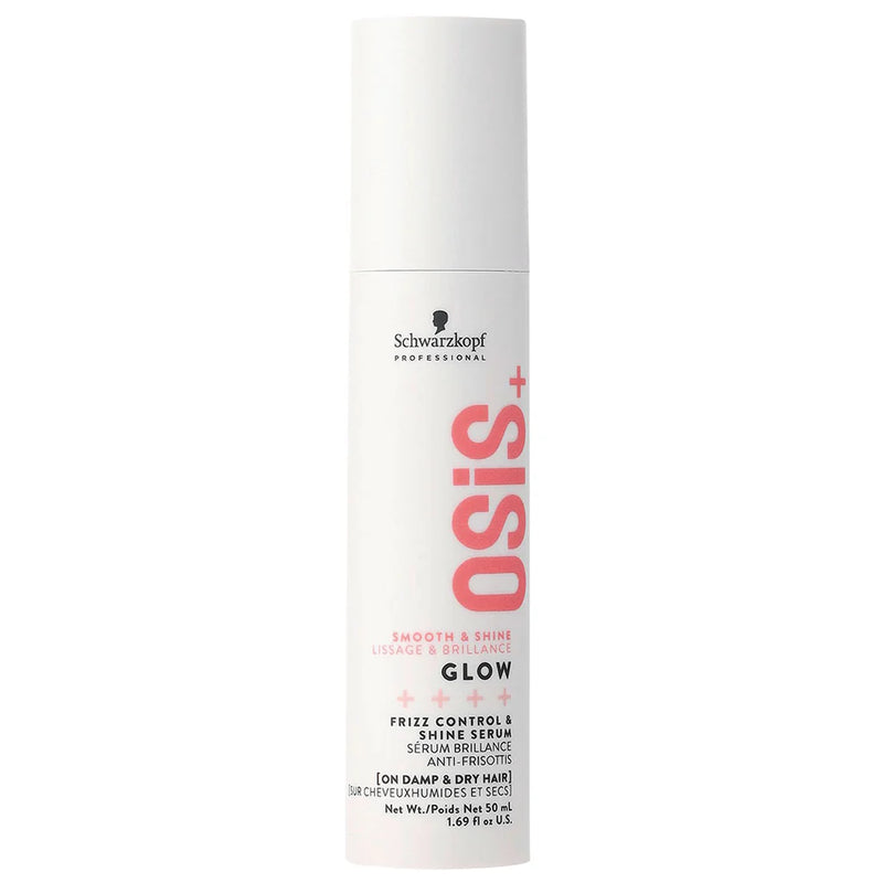 SCHWARZKOPF OSIS GLOW FRIZZ CONTROL AND SHINE SERUM 50ML