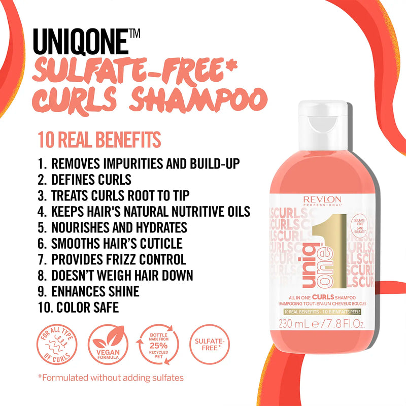 REVLON UNIQUE ONE ALL IN ONE CURLS SHAMPOO 230ML