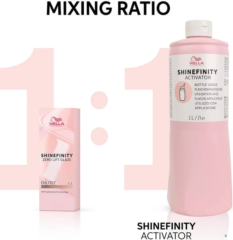 WELLA SHINEFINITY BRUSH & BOWL ACTIVATOR 1 LITRE
