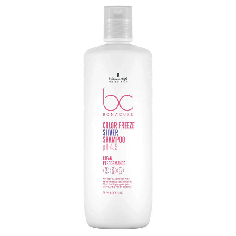 SCHWARZKOPF BC COLOR FREEZE SILVER SHAMPOO 4.5PH 1000ML