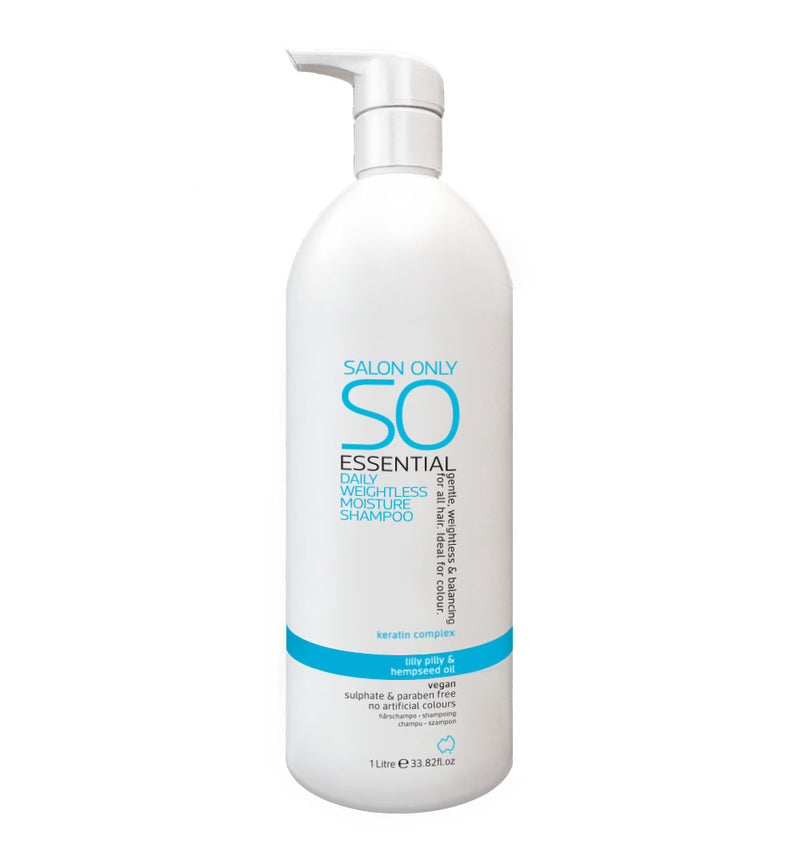 SALON ONLY SO ESSENTIAL DAILY SHAMPOO 1 LITRE