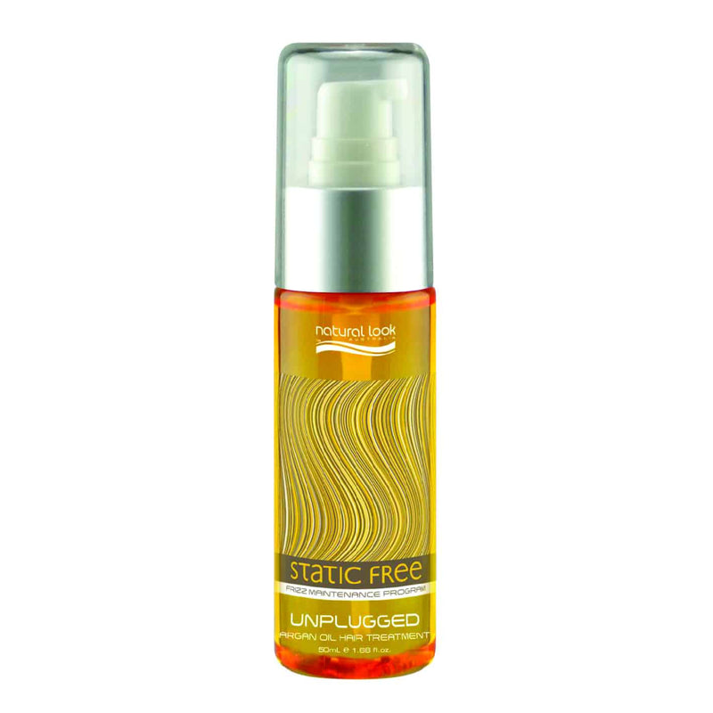 NATURAL LOOK STATIC FREE UNPLUGGED ARGAN OIL 120ML