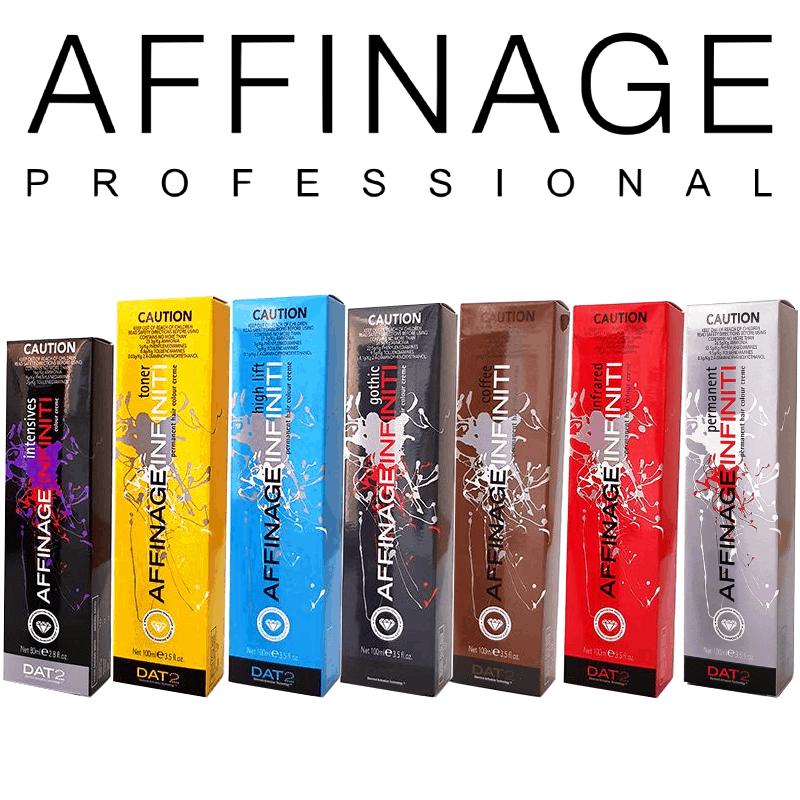 AFFINAGE INFINITI PROFESSIONAL PERMANENT COLOUR • Black2Blonde